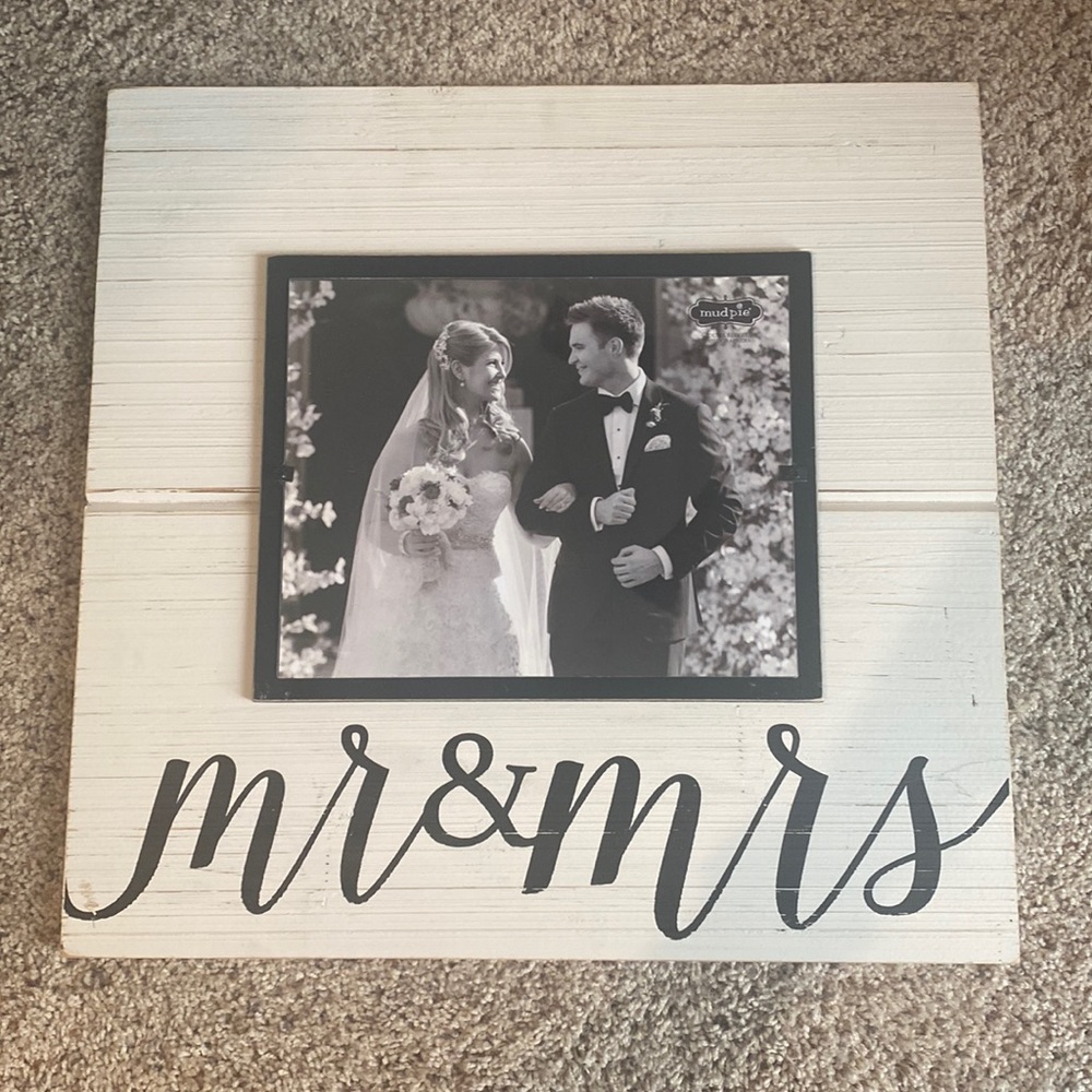 Mr & Mrs Picture Frame- Mud Pie